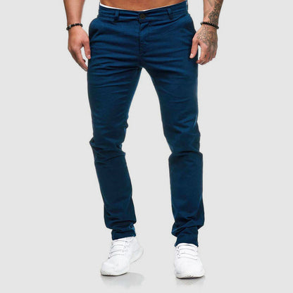 Image of Milo | Men's Slim-Fit Chino Trousers