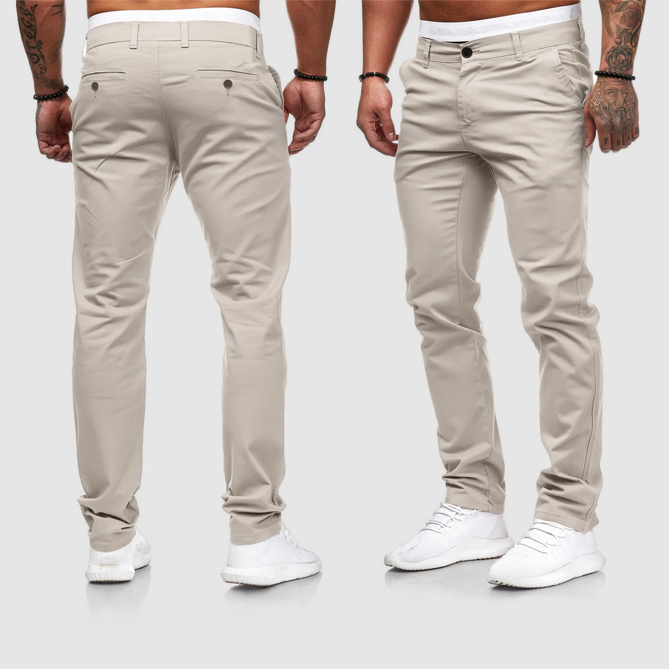 Milo Men's Slim Fit Chino Pants - VibreMode