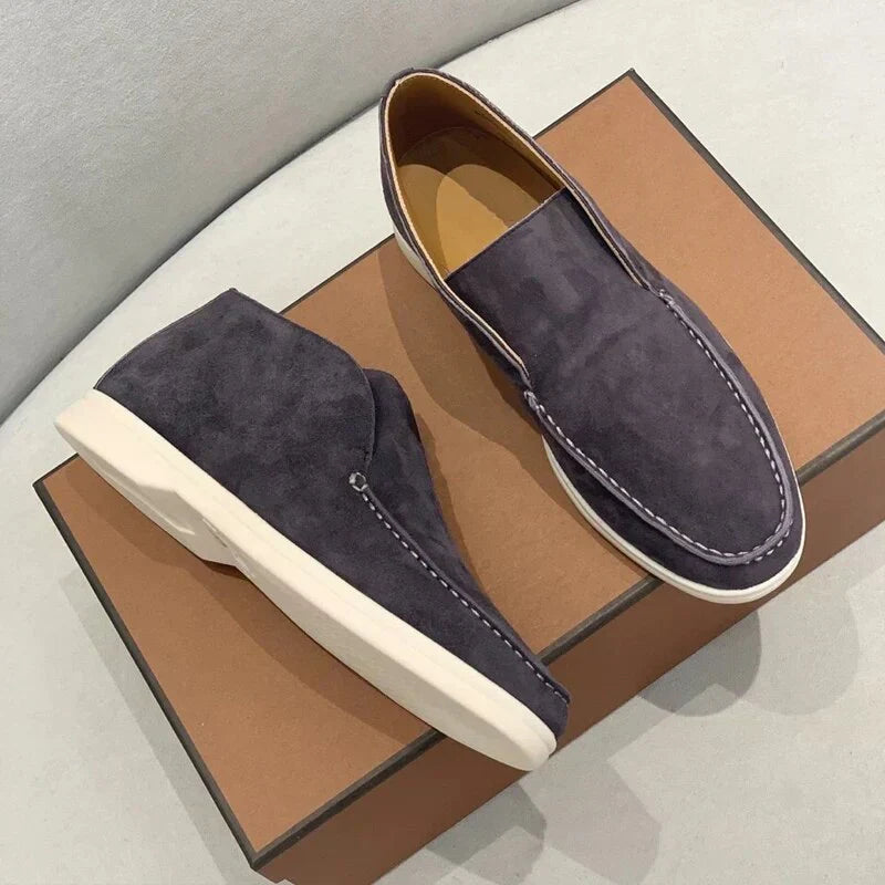 Men's Casual Loafers Leather Timeless Brown