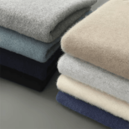 Image of Nash | Men's Mock Neck Ribbed Knit Sweater