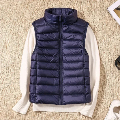 Women's Windbreaker Bodywarmer Zip Front