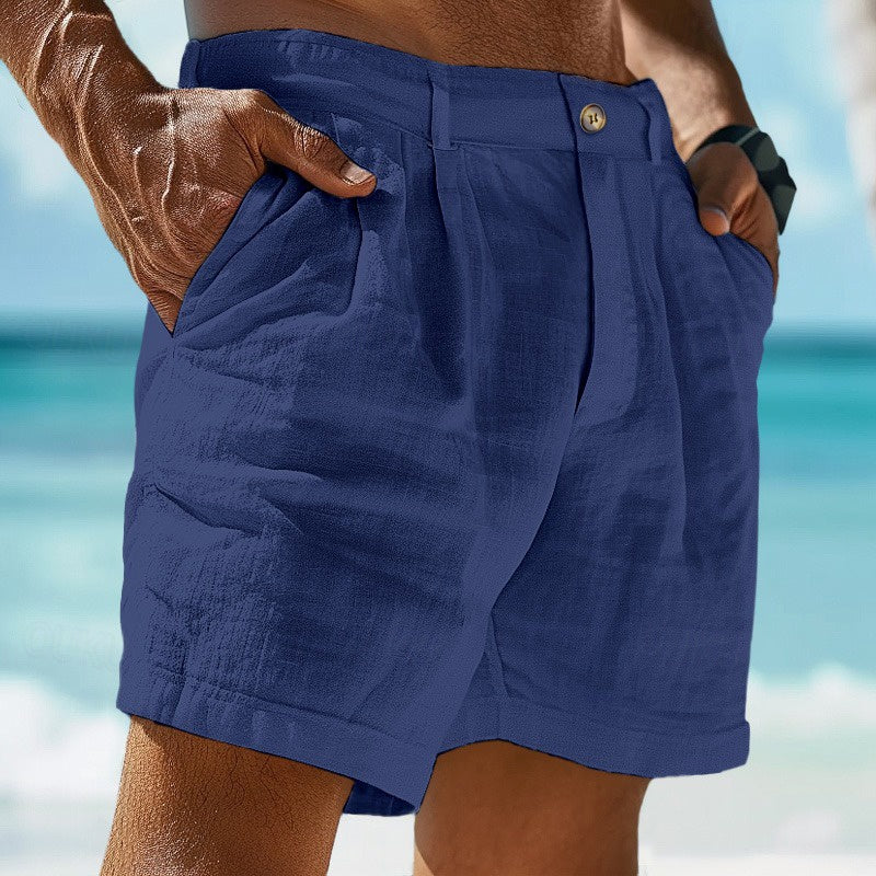 Image of Neil | Men's Pleated Chino Shorts