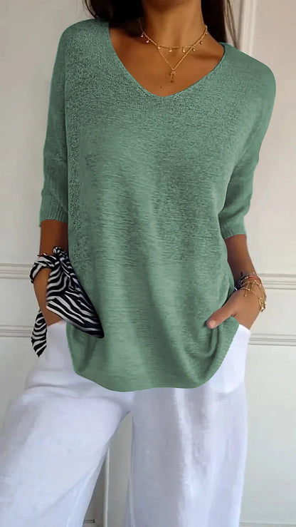 Image of Nia | Women's Relaxed Fit Knit Sweater