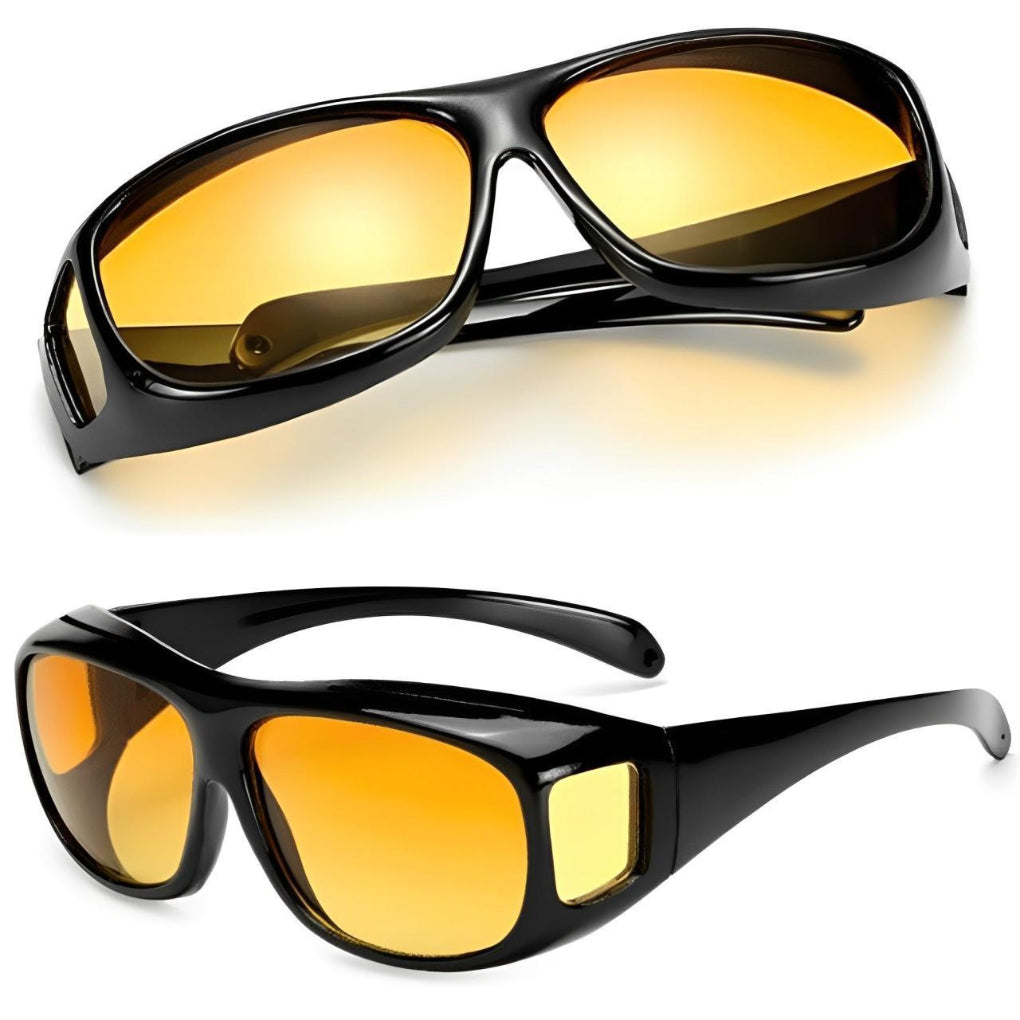 Night Driving Glasses Enhanced Vision Yellow Lens - VibreMode
