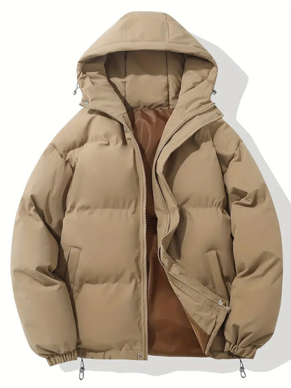 Women's Hooded Puffer Jacket - VibreMode