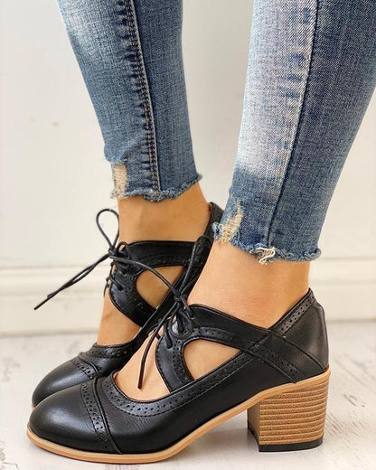 Elegant High Heel Ankle Strap Shoes