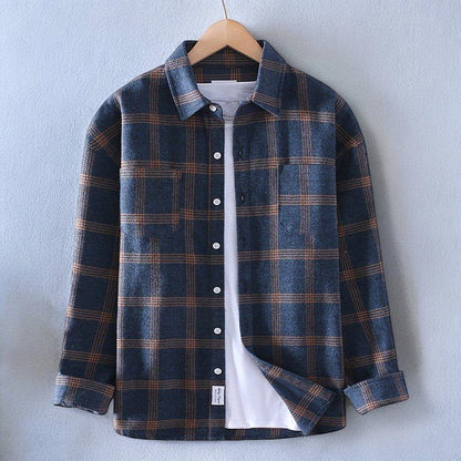 Men's Long Sleeve Button Up Casual Shirt - VibreMode