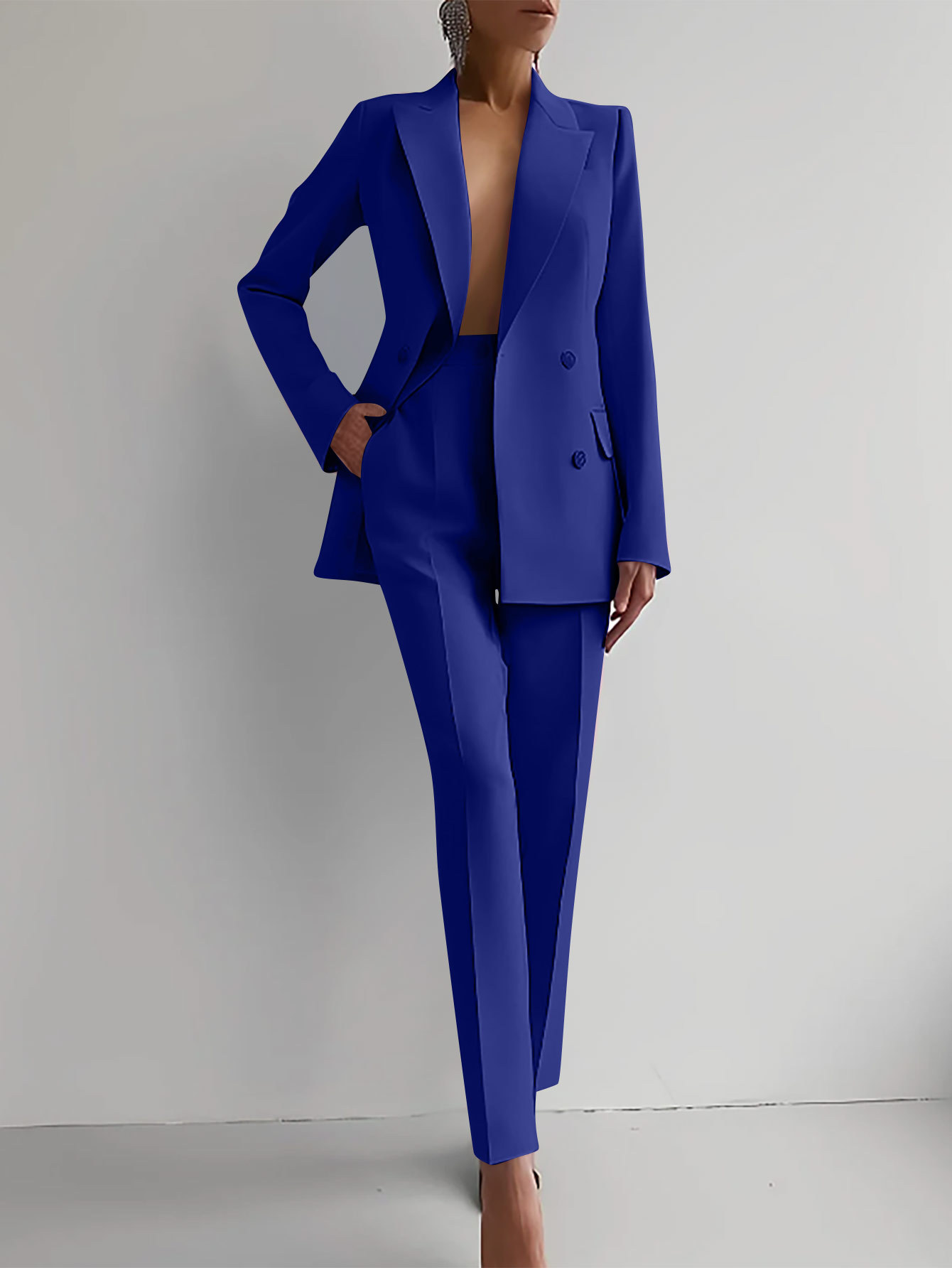 Noelle Women's Double Breasted Pantsuit