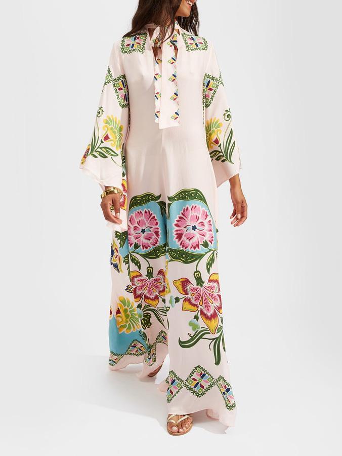 Image of Noelle | Women's Long Sleeve Floral Maxi Dress