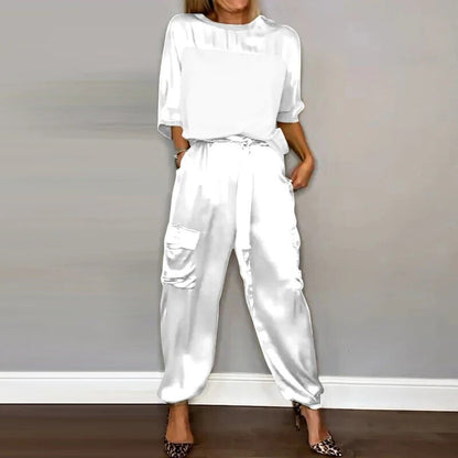 Women's Relaxed Fit Outfit Set With Pockets