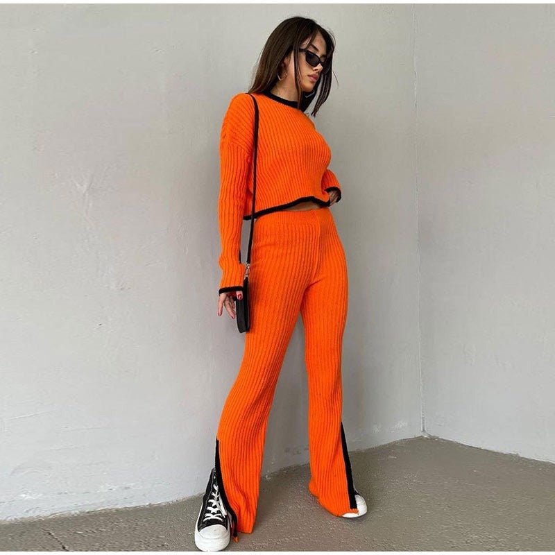Women's 2 Piece Crop And Pants Set