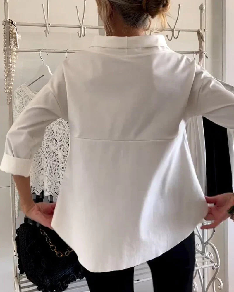 Women's Casual Bateau Neck 3/4 Sleeve