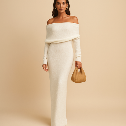 Women's Off Shoulder Summer Dress - VibreMode