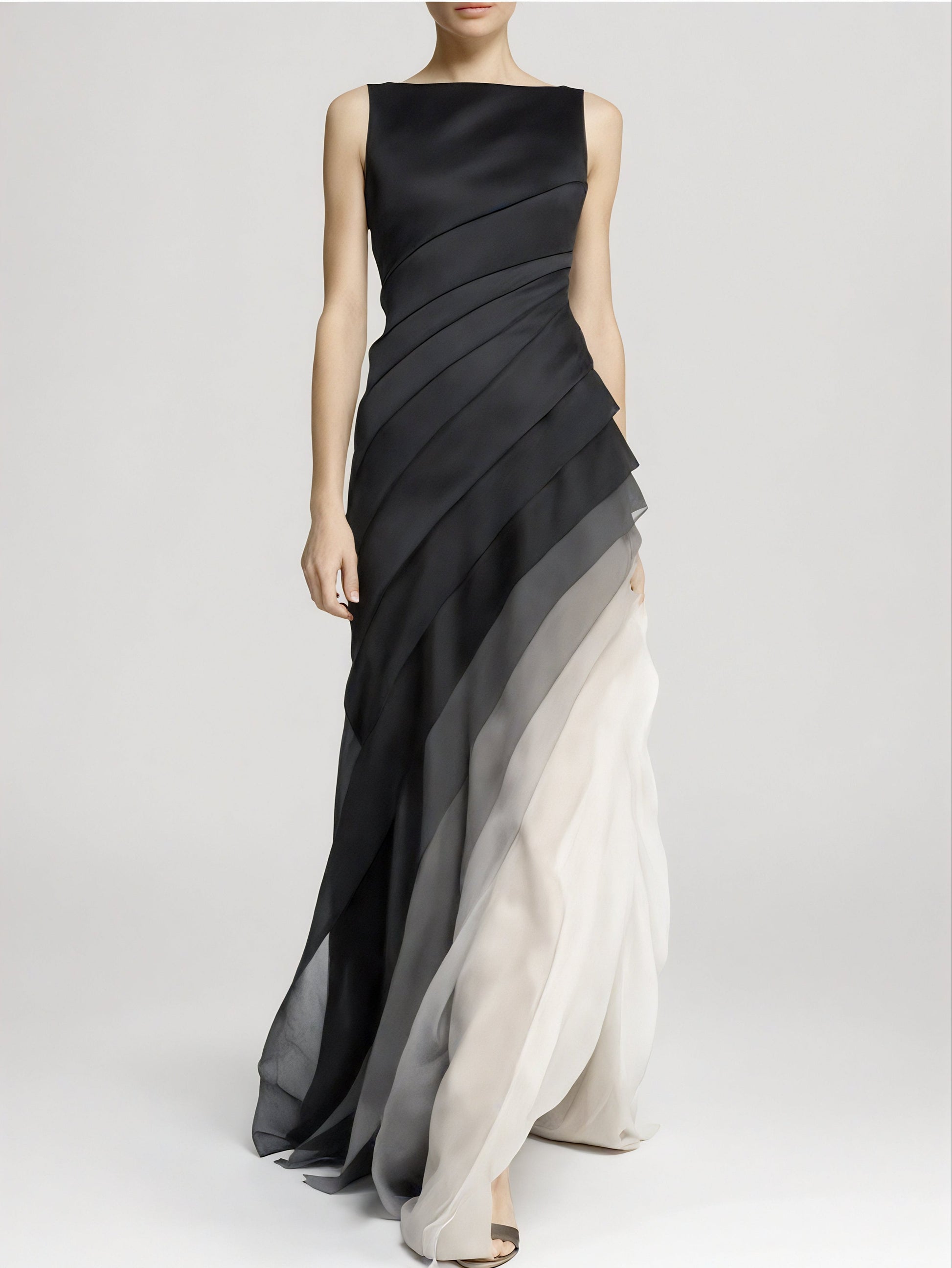 Women's Layered Maxi Dress Ombre - VibreMode