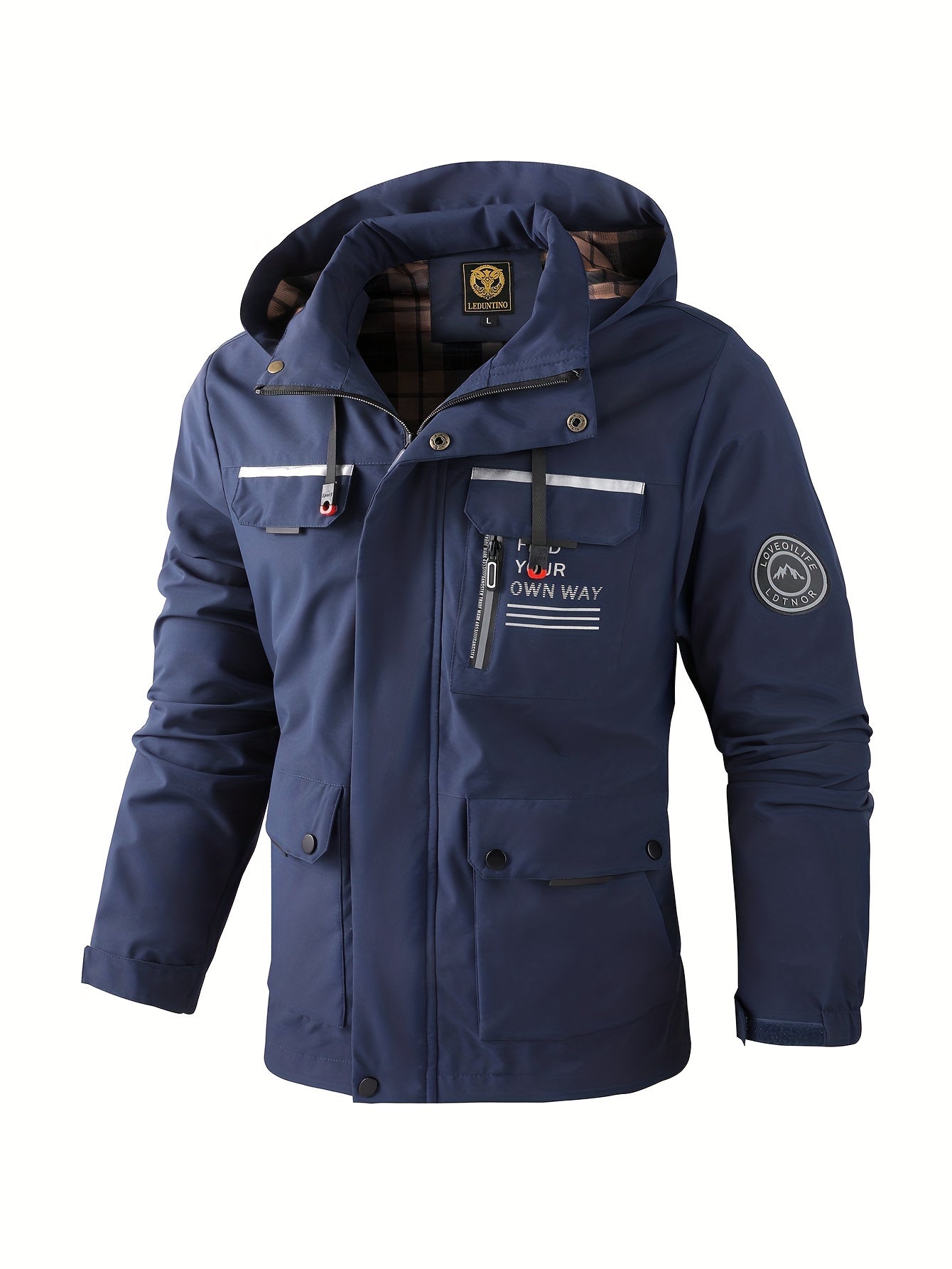 Image of Orlando | Men's Hooded Casual Jacket