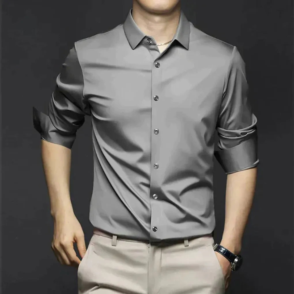 Men's Wrinkle- Dress Shirt