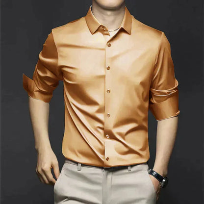 Men's Wrinkle- Dress Shirt