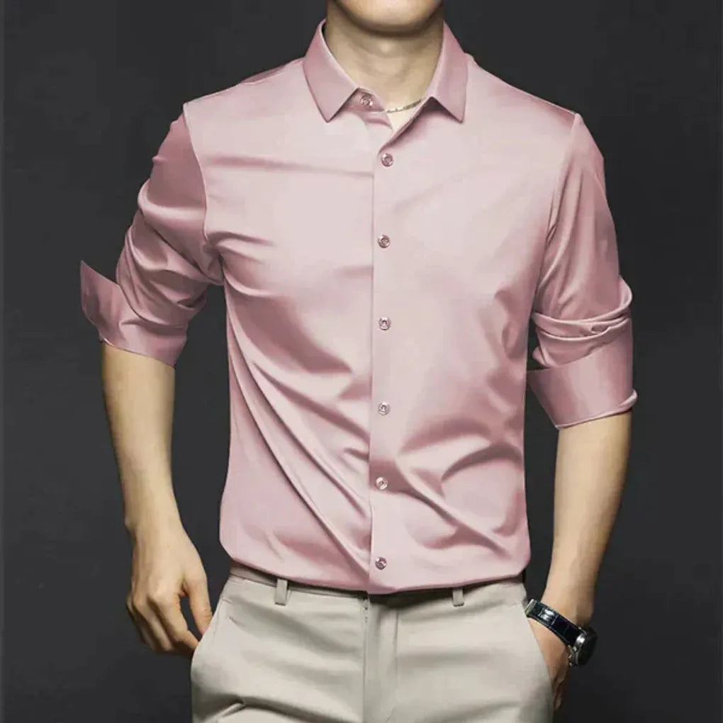 Men's Wrinkle- Dress Shirt