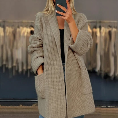Women's Open Front Oversized Cardigan