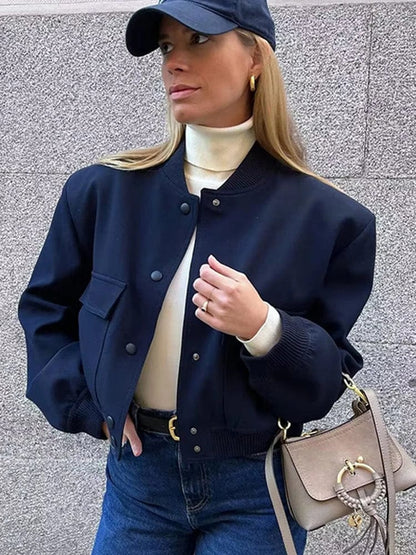 Image of Penny | Women's Cropped Casual Jacket