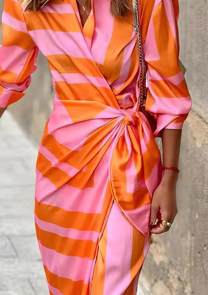 Image of Phyllis | Women's Wrap Midi Dress