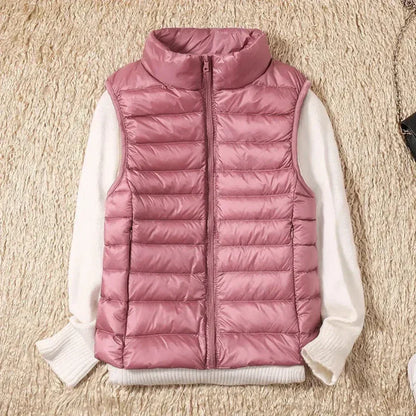 Women's Windbreaker Body Warmer Zip Front