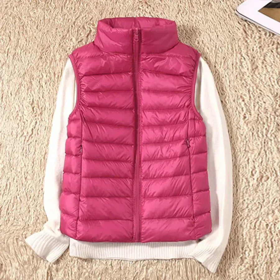 Women's Windbreaker Body Warmer Zip Front