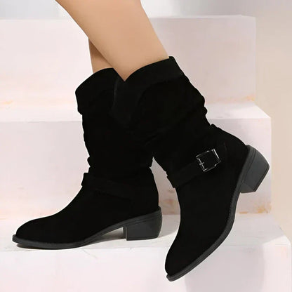 Women's Slouchy Ankle Boots Soft Sole