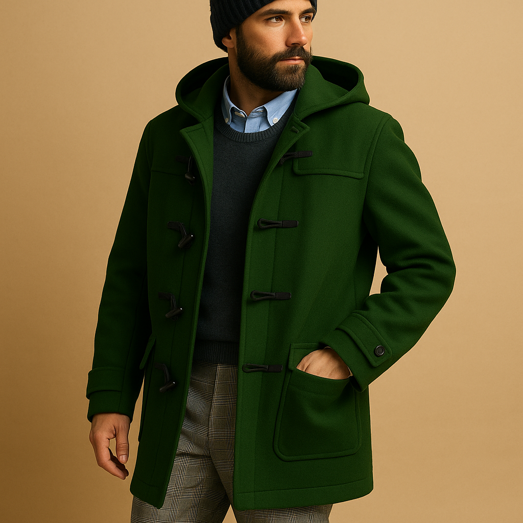 Men's Long Winter Coat - VibreMode