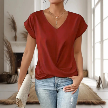 Women's Sweetheart Neck T-Shirt Casual