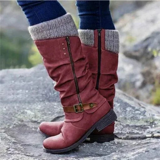Women's Winter Boots Knit Cuff
