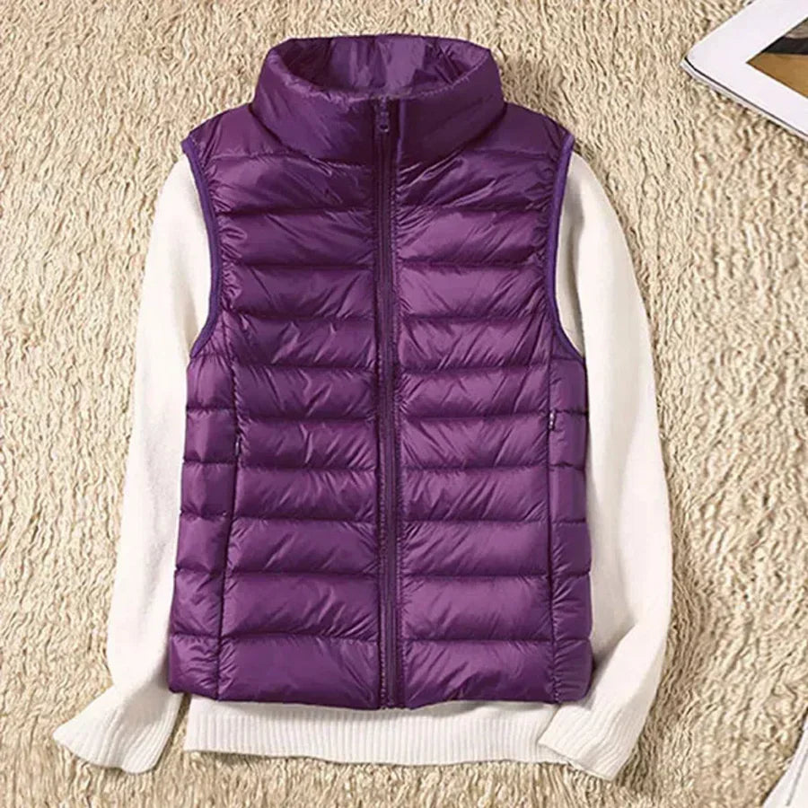 Women's Windbreaker Body Warmer Zip Front