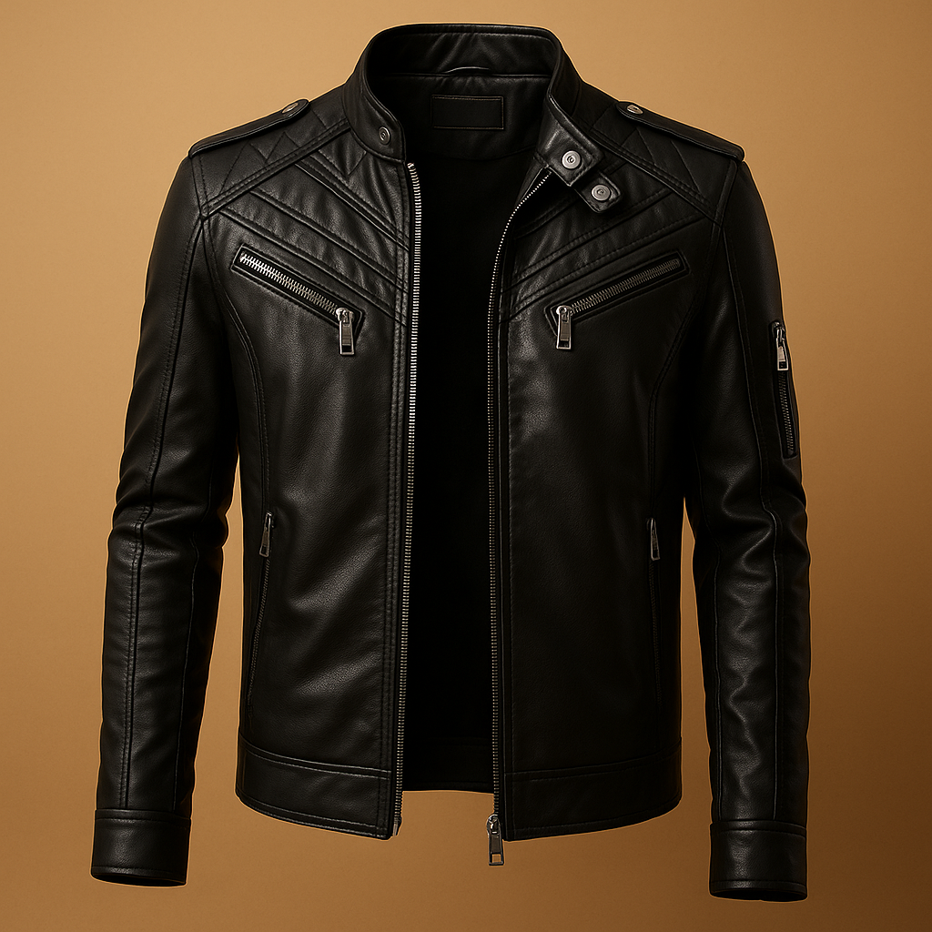 Men's Quilted Jacket Stand-Up Collar - VibreMode