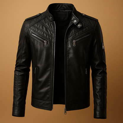 Men's Quilted Jacket Stand-Up Collar - VibreMode