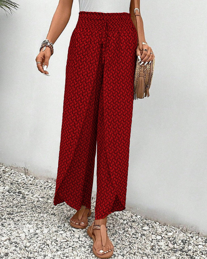 Women's Pull-On Trousers Elastic Waistband