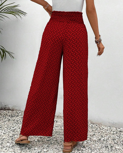 Women's High Waist Palazzo Trousers