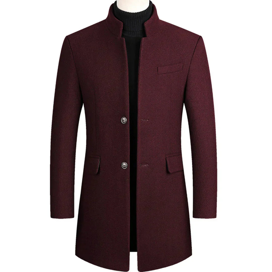 Men's Long Formal Coat Timeless Elegance