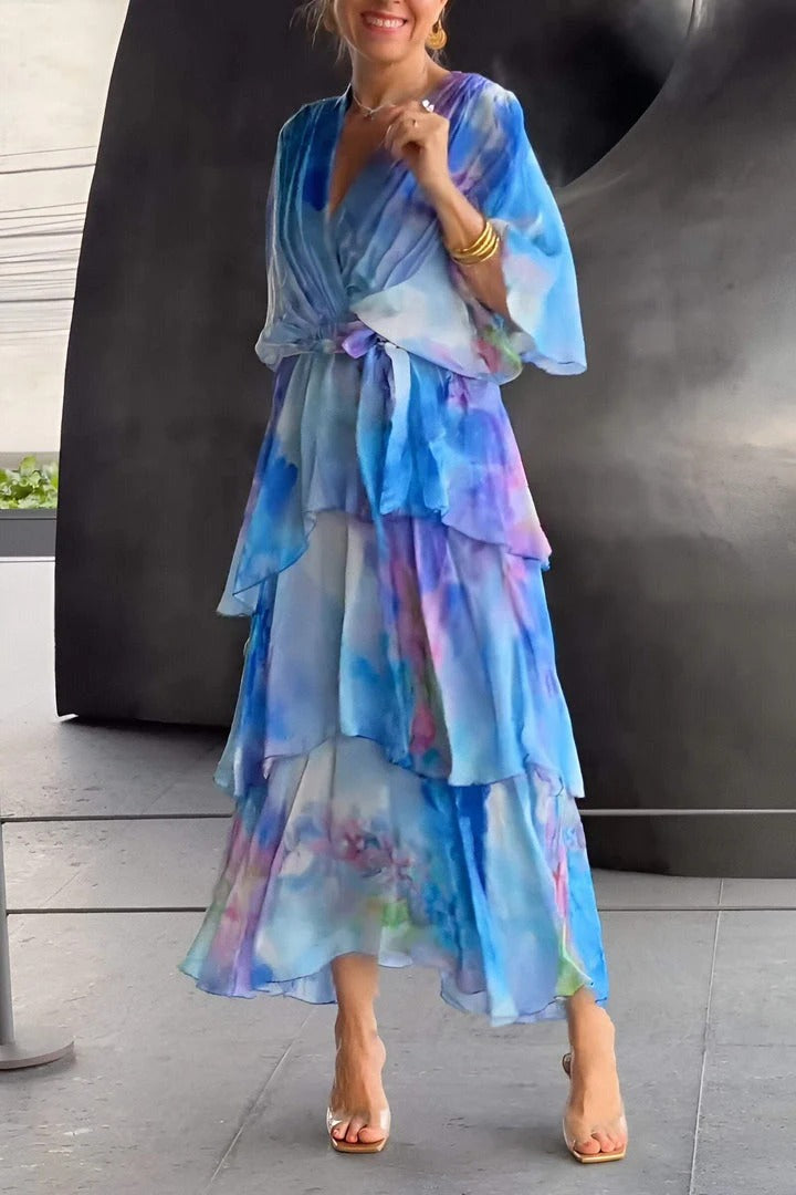 Image of Renee | Women's Wrap Midi Dress