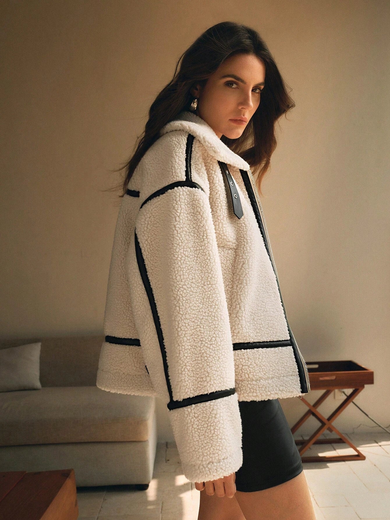 Image of Rhonda | Women's Oversized Sherpa Jacket