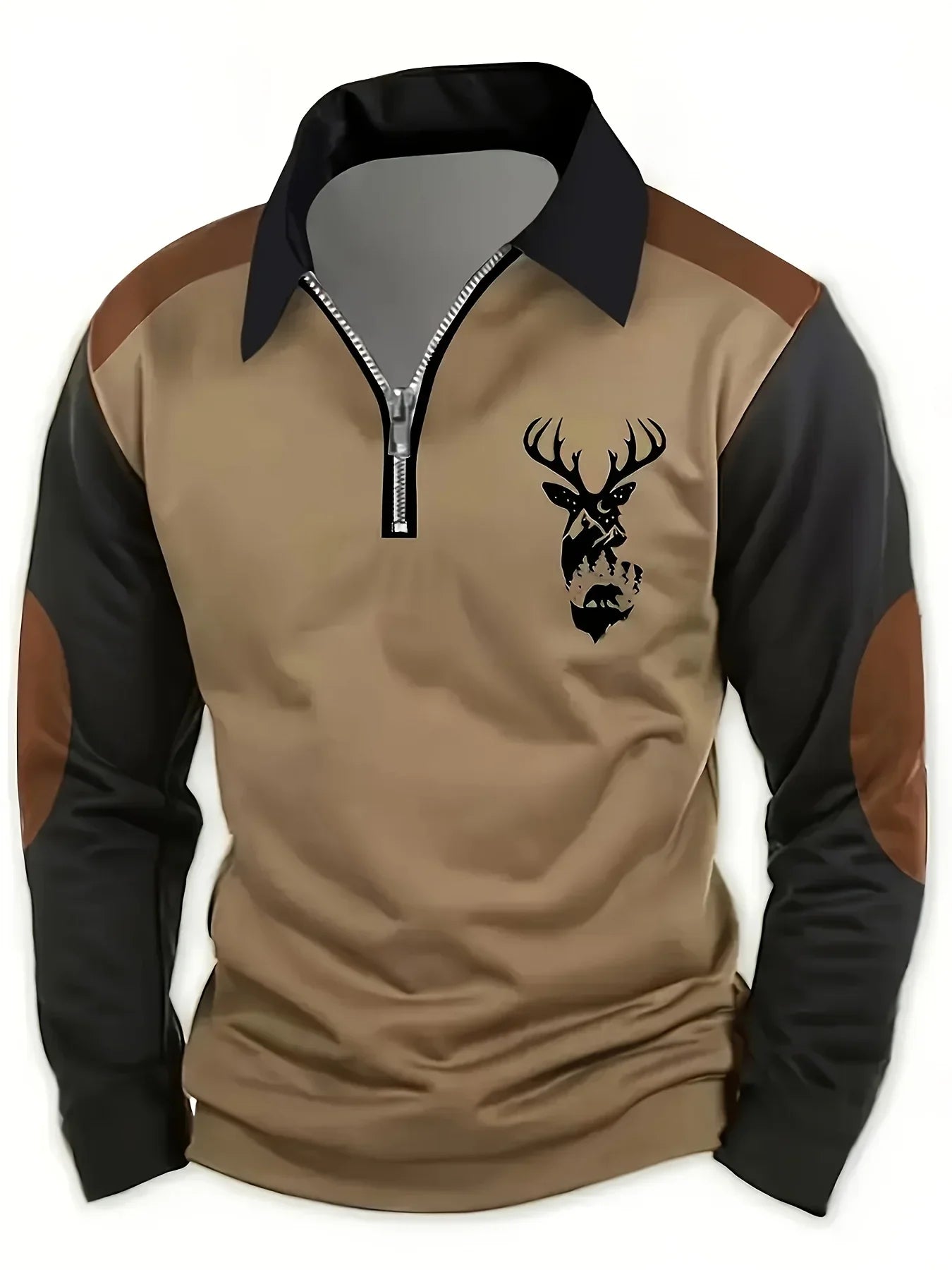 Image of Richard | Men's Half Zip Pullover Sweater