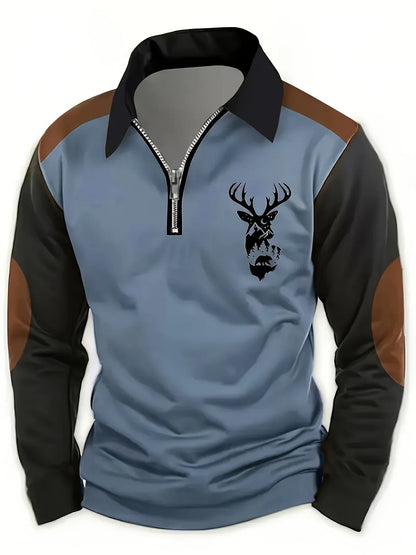 Men's Half Zip Pullover Sweater - VibreMode