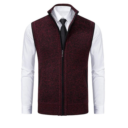 Men's Polished Vest Refined Details