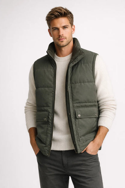 Men's Puffer Vest Waterproof Jacket - VibreMode