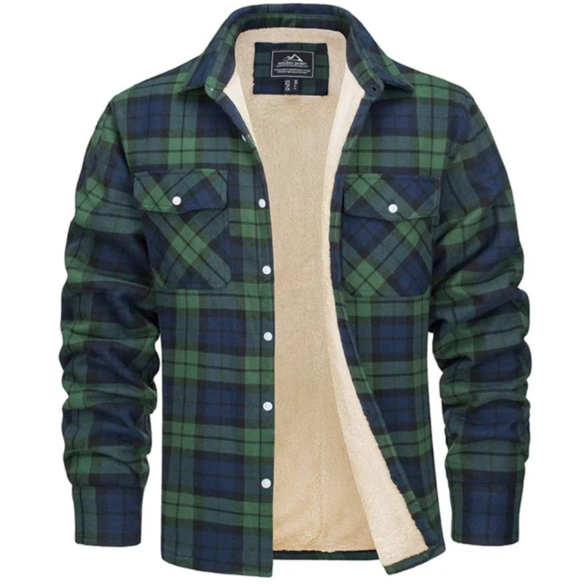 Image of Rowan | Men's Plaid Lined Shirt Jacket