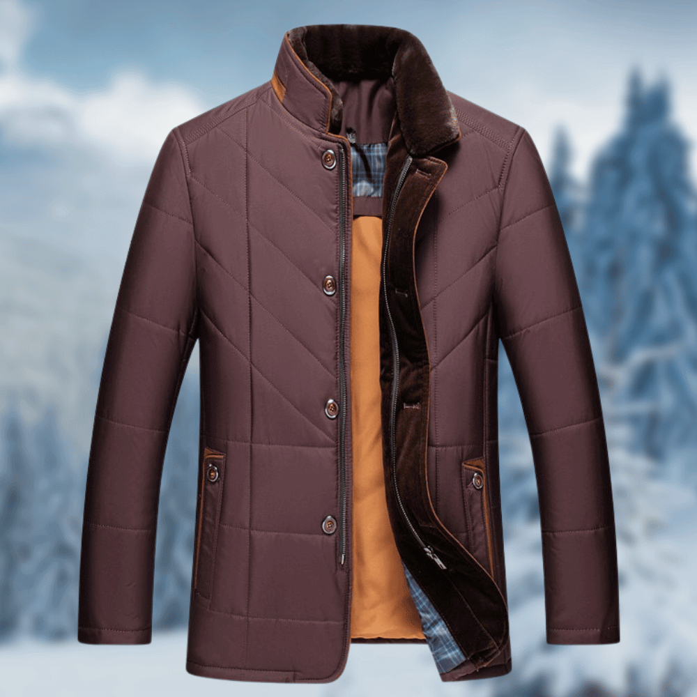 Image of Rudy | Men's Quilted Button Front Jacket