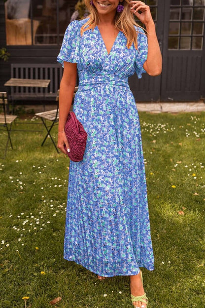 Beautiful Flower Long Summer Dress