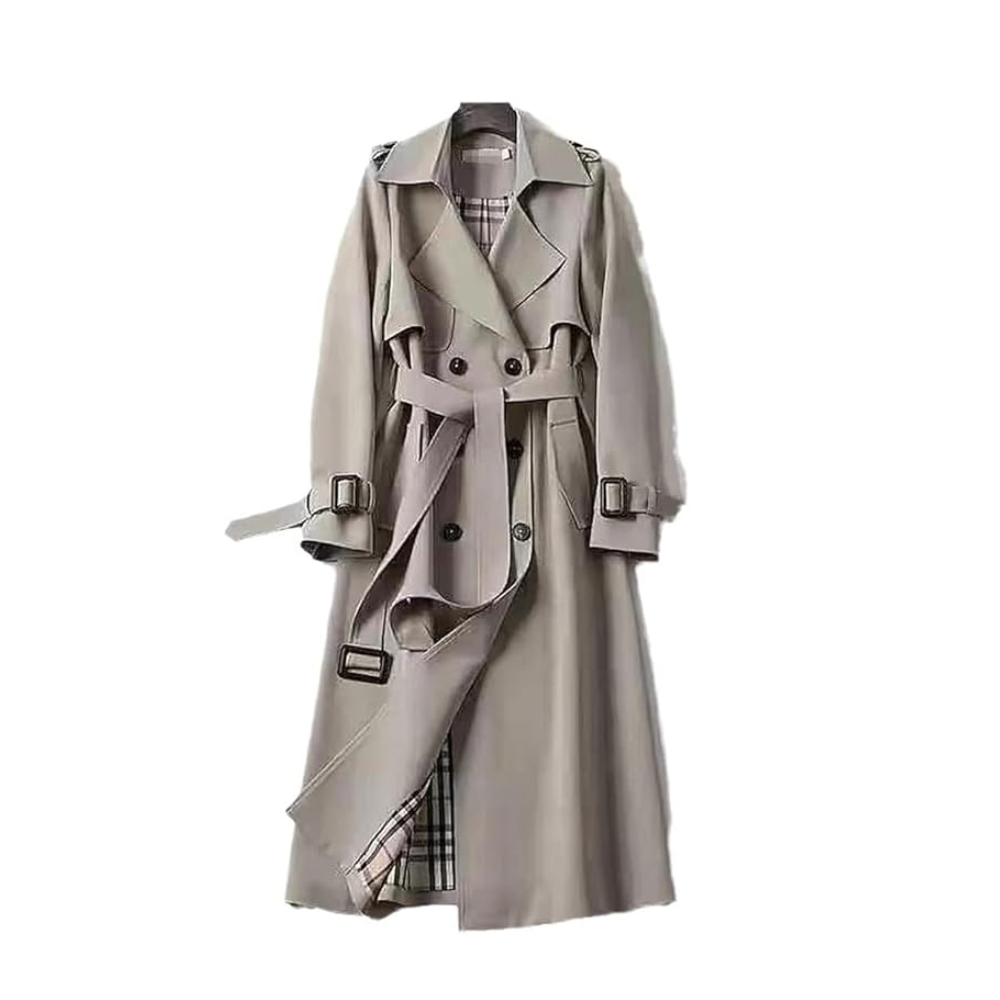 Image of Sarah | Women's Belted Long Trench Coat