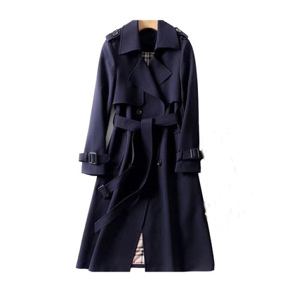 Image of Sarah | Women's Belted Long Trench Coat