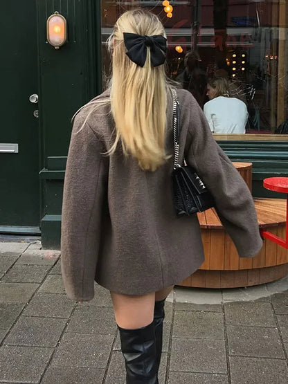 Image of Sarah | Women's Oversized Double-Breasted Coat
