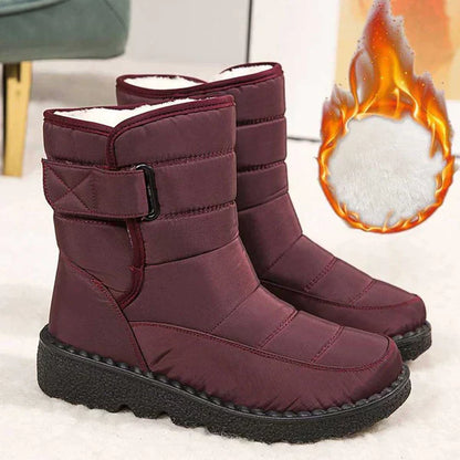 Women's Quilted Mid Calf Boots